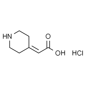 2-(哌啶-4-亚基)乙酸盐酸盐, 97%