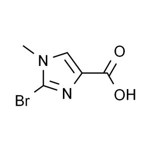 2-溴-1-甲基-1H-咪唑-4-羧酸, 97%