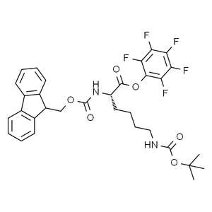 (S)-Perfluorophenyl 2-((((9H-fluoren-9-yl)methoxy)carbonyl)amino)-6-((tert-butoxycarbonyl)amino)hexanoate,98%