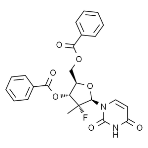 (2'R)-2'-脱氧-2'-氟-2'-甲基尿苷 3'，5'-二苯甲酸酯, 95%