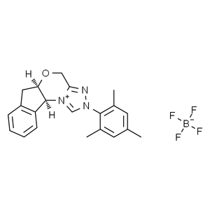 (5aR,10bS)-2-均三甲苯基-4,5a,6,10b-四氢-2H-茚并[2,1-b][1,2,4]三唑并[4,3-d][1,4]恶嗪-11-鎓四氟硼酸盐, 97% 99%ee