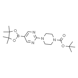 4-(5-(4,4,5,5-四甲基-1,3,2-二氧杂硼杂环戊烷-2-基)嘧啶-2-基)哌嗪-1-甲酸叔丁酯, 98%