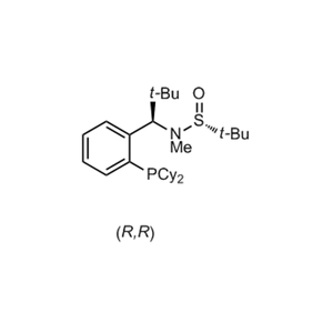 [S(R)]-N-[(1R)-1-[2-(二环己基膦)苯基]-叔丁基]-N-甲基-2-叔丁基亚磺酰胺,95%