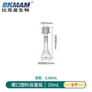 PP透明 螺口容量瓶